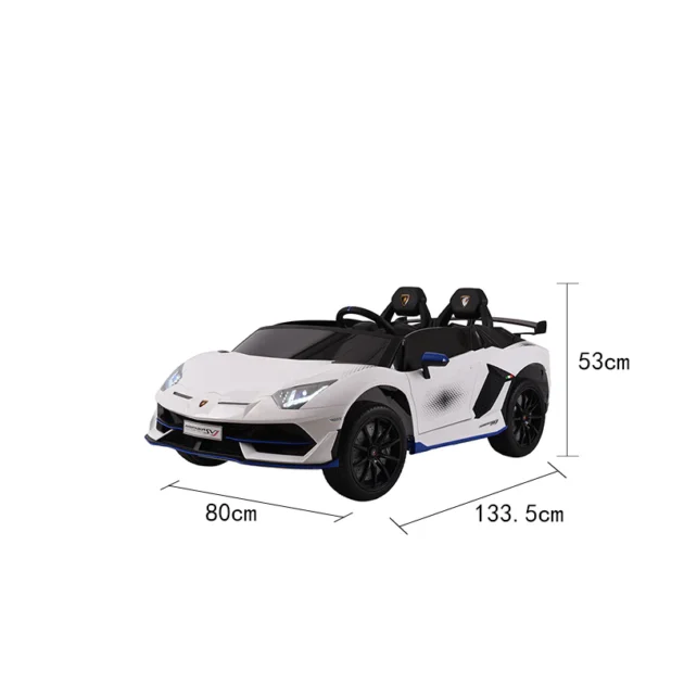 Dual Seater Lamborghini Electric Kids Car | Leather Seat | 4 Motor Kids Car - Image 11