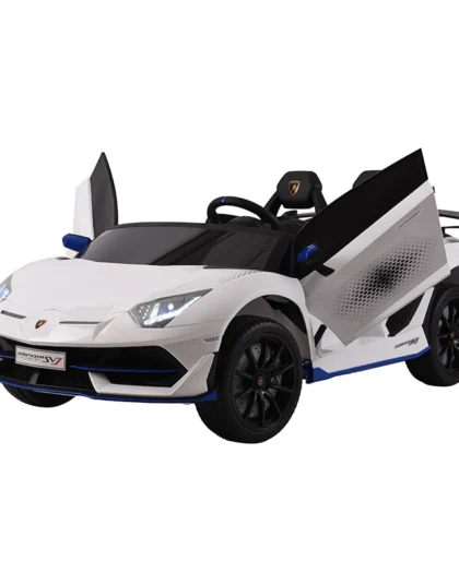 Dual Seater Lamborghini Electric Kids Car | Leather Seat | 4 Motor Kids Car