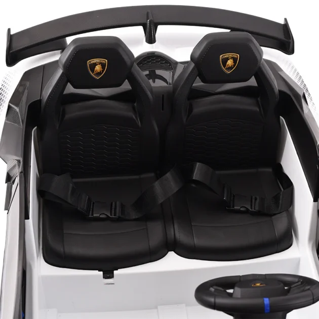 Dual Seater Lamborghini Electric Kids Car | Leather Seat | 4 Motor Kids Car - Image 5