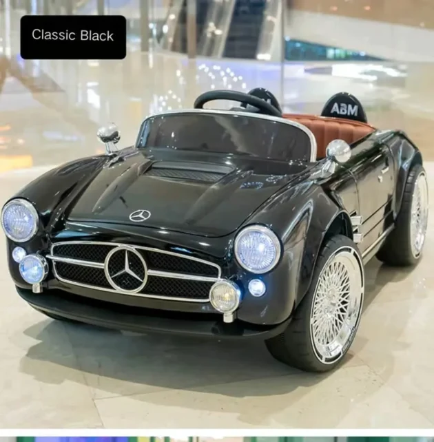 Kids Electric Vintage Mercedez Benz Ride On Sports Car - Image 2