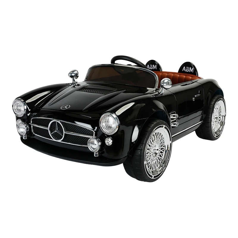 Kids Electric Vintage Mercedez Benz Ride On Sports Car - Image 12