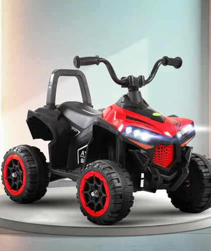Monster ATV Rechargeable Battery Operated Electric Kids Bike with Light, USB, Music Electric Bike, Beach ATV Bike