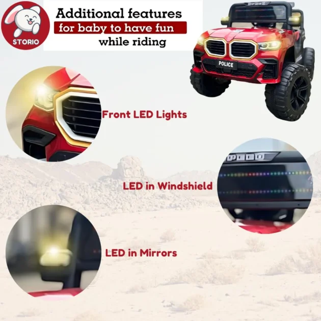 Rechargeable Ride-On Jeep for Kids - Image 4