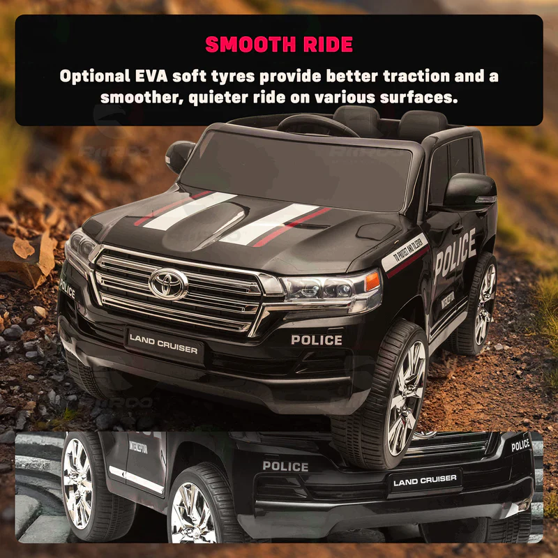 Licensed Toyota Land Cruiser Police Kids Car - Image 11