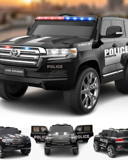 Licensed Toyota Land Cruiser Police Kids Car
