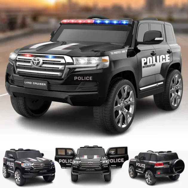 Licensed Toyota Land Cruiser Police Kids Car
