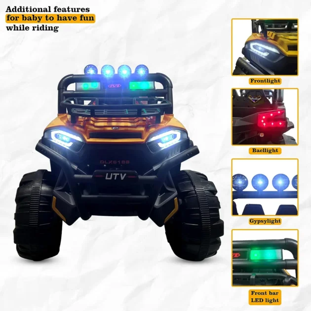 Newest Ride on UTV 4 Wheel for Kids Beach Car Toy kids electric utv DLX6188 - Image 7